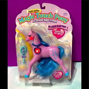 MAGIC TOUCH PONY VINTAGE 90s MAGIC HEART PONY CAMELLIA HEARTS LIGHT UP & BLINK